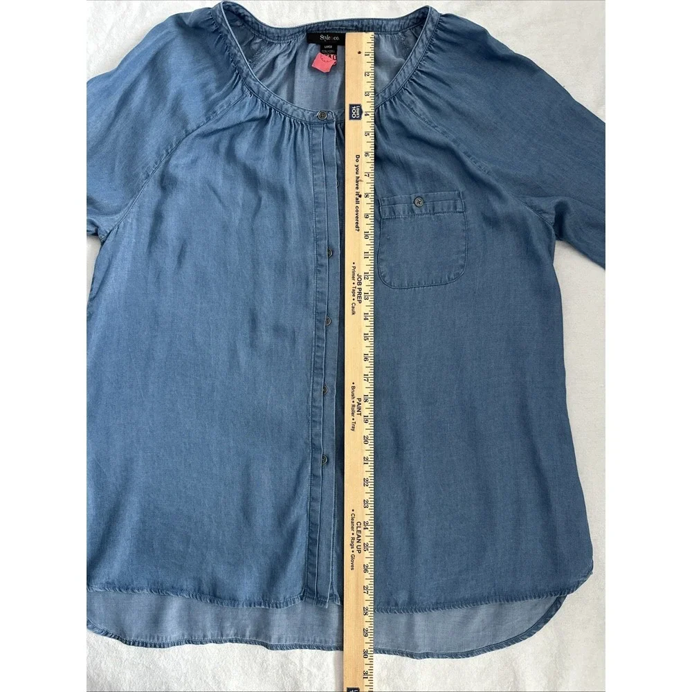 Style & Co. Button Up, Long Sleeve 